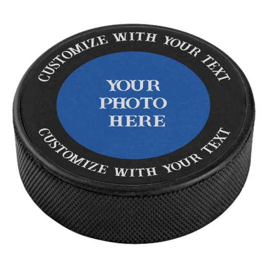 写真パーソナライズされた アイスホッケーパック (3/4)