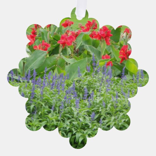 写真パーソナライズされた オーナメントカード (正面)