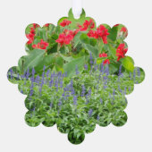 写真パーソナライズされた オーナメントカード (裏面)