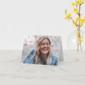 写真パーソナライズされた カード (黄色い花)