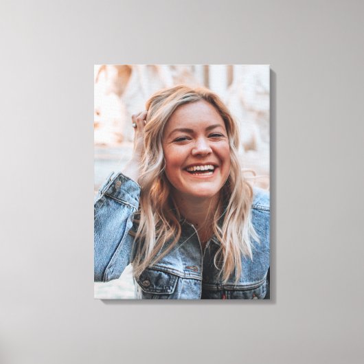 写真パーソナライズされた キャンバスプリント (正面)