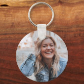 写真パーソナライズされた キーホルダー (正面)