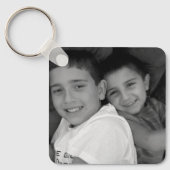 写真パーソナライズされた キーホルダー (正面)