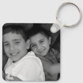 写真パーソナライズされた キーホルダー (裏面)