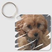 写真パーソナライズされた キーホルダー (正面)