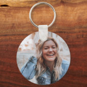 写真パーソナライズされた キーホルダー (正面)