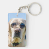 写真パーソナライズされた キーホルダー (裏面)