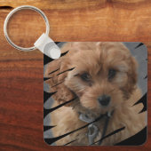 写真パーソナライズされた キーホルダー (正面)