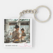 写真パーソナライズされた キーホルダー (裏面)