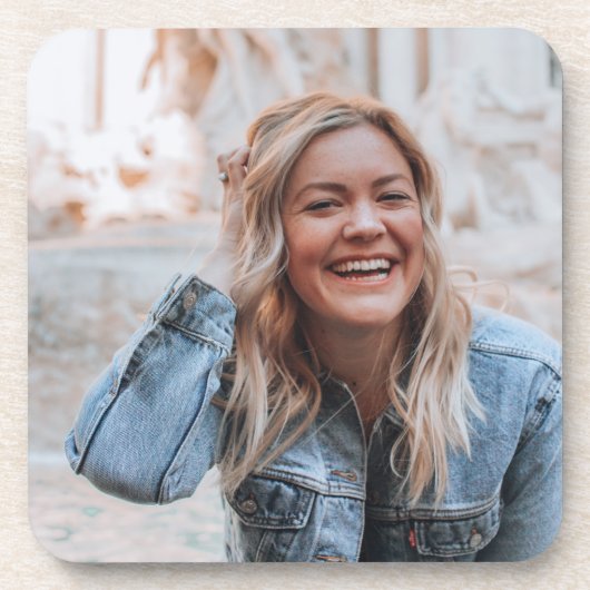 写真パーソナライズされた コースター (正面)