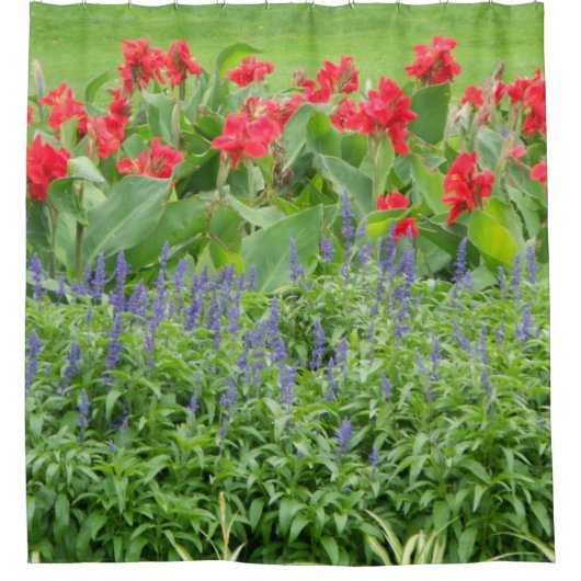 写真パーソナライズされた シャワーカーテン (正面)