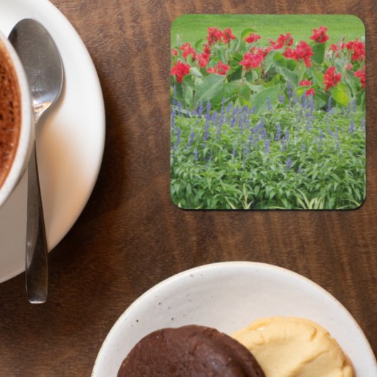 写真パーソナライズされた スクエアペーパーコースター