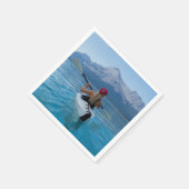 写真パーソナライズされた スタンダードカクテルナプキン (角)