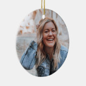 写真パーソナライズされた セラミックオーナメント (右)