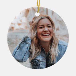 写真パーソナライズされた セラミックオーナメント