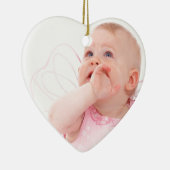 写真パーソナライズされた セラミックオーナメント (右)