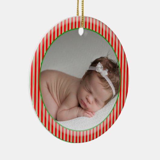 写真パーソナライズされた セラミックオーナメント (右)
