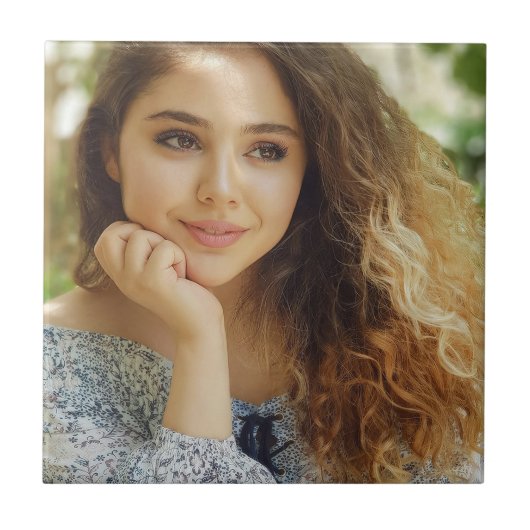 写真パーソナライズされた タイル (正面)