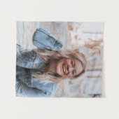 写真パーソナライズされた タペストリー (正面(横))