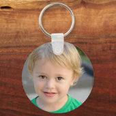 写真パーソナライズされた&ネームゴールデンスタイル キーホルダー (裏面)