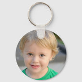 写真パーソナライズされた&ネームゴールデンスタイル キーホルダー (裏面)