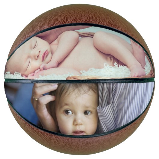 写真パーソナライズされた バスケットボール (正面)