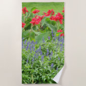 写真パーソナライズされた ビーチタオル (正面)