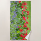 写真パーソナライズされた ビーチタオル (正面)