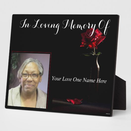 写真パーソナライズされた フォトプラーク (側面)