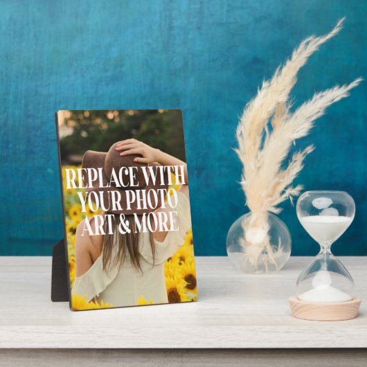 写真パーソナライズされた フォトプラーク (側面)