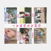 写真パーソナライズされた フリースブランケット (正面(横))