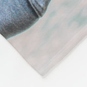 写真パーソナライズされた フリースブランケット (角)