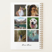 写真パーソナライズされた プランナー手帳 (裏面)