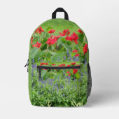 写真パーソナライズされた プリントバックパック (正面)