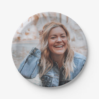 写真パーソナライズされた ペーパープレート