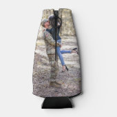 写真パーソナライズされた ボトルクーラー (裏面)