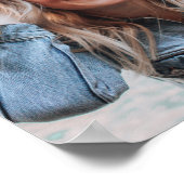 写真パーソナライズされた ポスター (角)