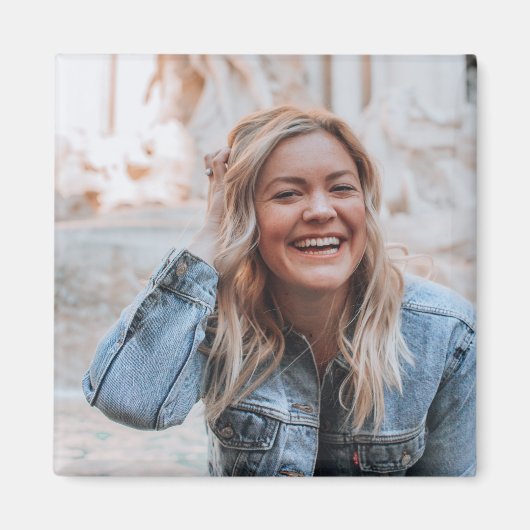 写真パーソナライズされた マグネット (正面)