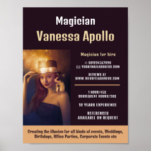 写真パーソナライズされた、マジシャン広告ズ ポスター