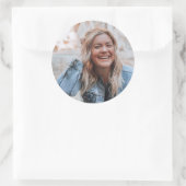 写真パーソナライズされた ラウンドシール (バッグ)