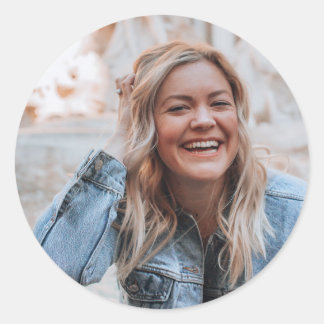 写真パーソナライズされた ラウンドシール