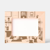 写真パーソナライズされた レーザー彫刻フレーム (正面)