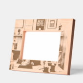 写真パーソナライズされた レーザー彫刻フレーム (左)