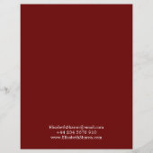 写真パーソナライズされた、作家のブック署名の広告 チラシ (裏面)