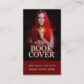 写真パーソナライズされた、作家の新書広告集 名刺 (裏面)