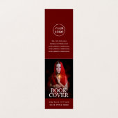 写真パーソナライズされた、作家の新書広告集 名刺 (内部フラット)