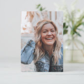 写真パーソナライズされた 出欠カード (スタンド正面)