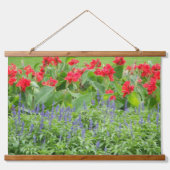 写真パーソナライズされた 吊り下げ型タペストリー (正面)