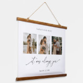 写真パーソナライズされた、常にあなた 吊り下げ型タペストリー (傾斜あり)