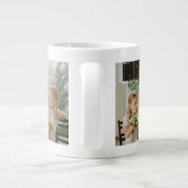 写真パーソナライズされた&愛おばあちゃん ジャンボコーヒーマグカップ (裏面)